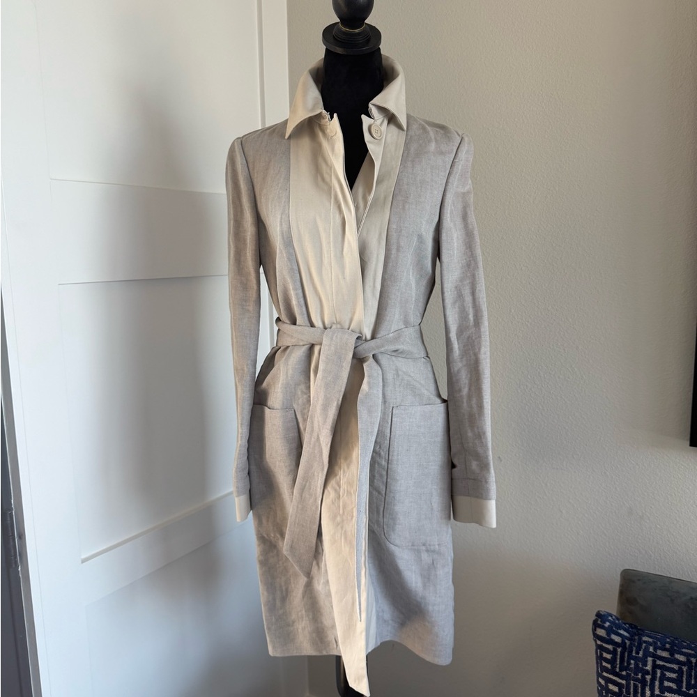 A/X Armani Exchange Gray Trench Coat